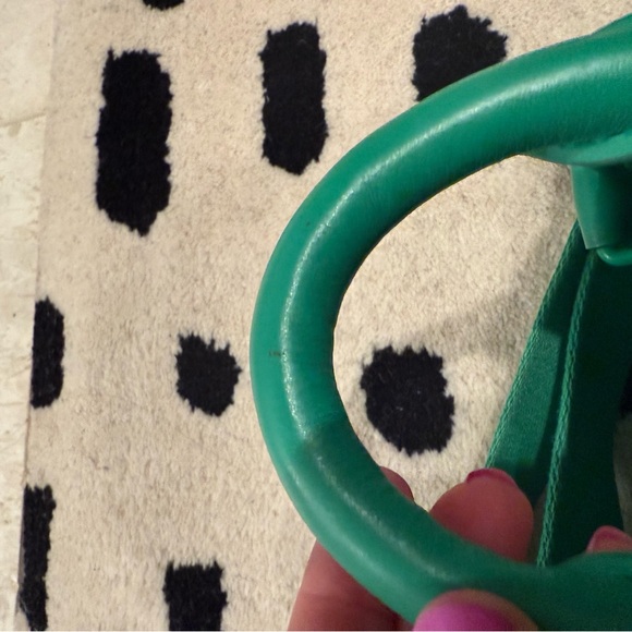 Keepall Bandouliere Bag Monogram Taurillon Leather 25 green rare AUTH ex cond - Picture 15 of 15